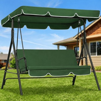 Градинска люлка зеленa с бял кант My Garden TLS001 Green