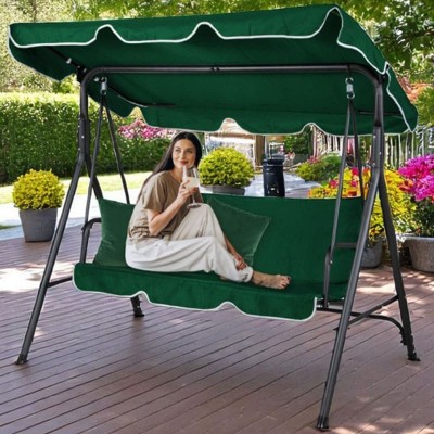 Градинска люлка зеленa с бял кант My Garden TLS001 Green