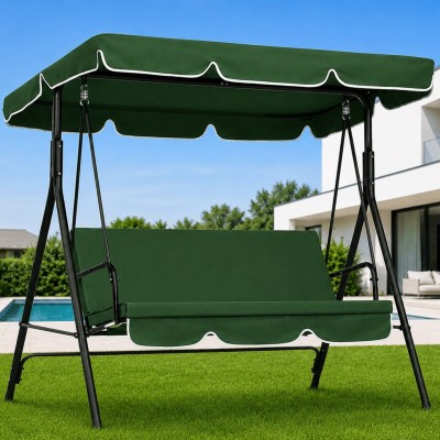 Градинска люлка зеленa с бял кант My Garden TLS001 Green
