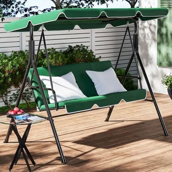 Градинска люлка зеленa с бял кант My Garden TLS001 Green