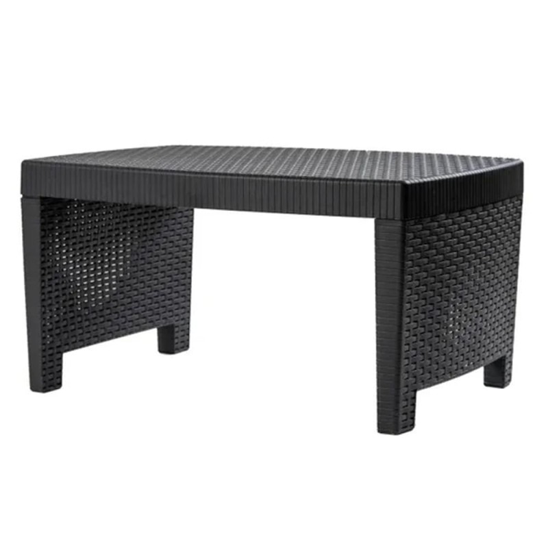 Градински сет 4 части Ipae-progarden Mandello, 2бр. Фотьойли, 1бр. Диван, 1бр. Маса , Антрацит