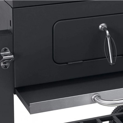 Барбекю Ziel Grill CG017, Черен мат с чугунена плоча