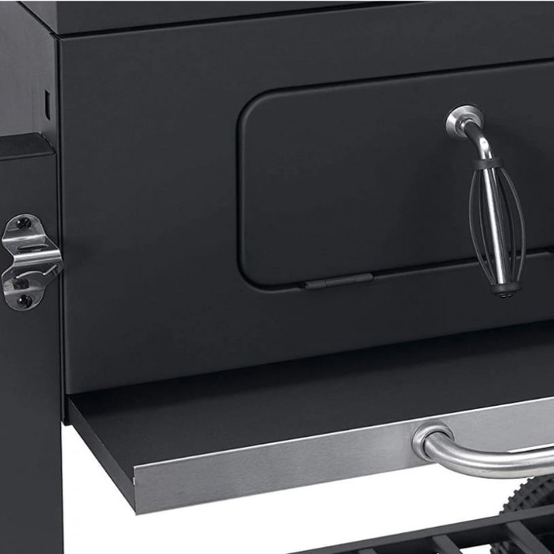 Барбекю Ziel Grill CG017, Черен мат с чугунена плоча