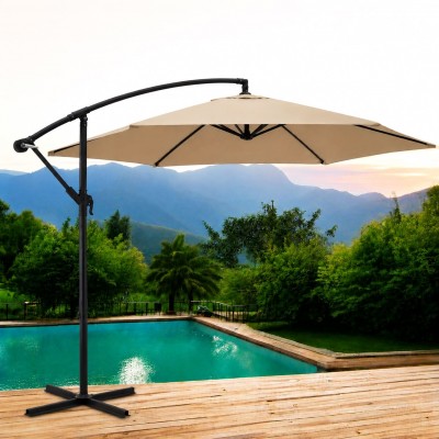 Градински чадър Лале My Garden TLB017-300-6, Taupe, 3 м