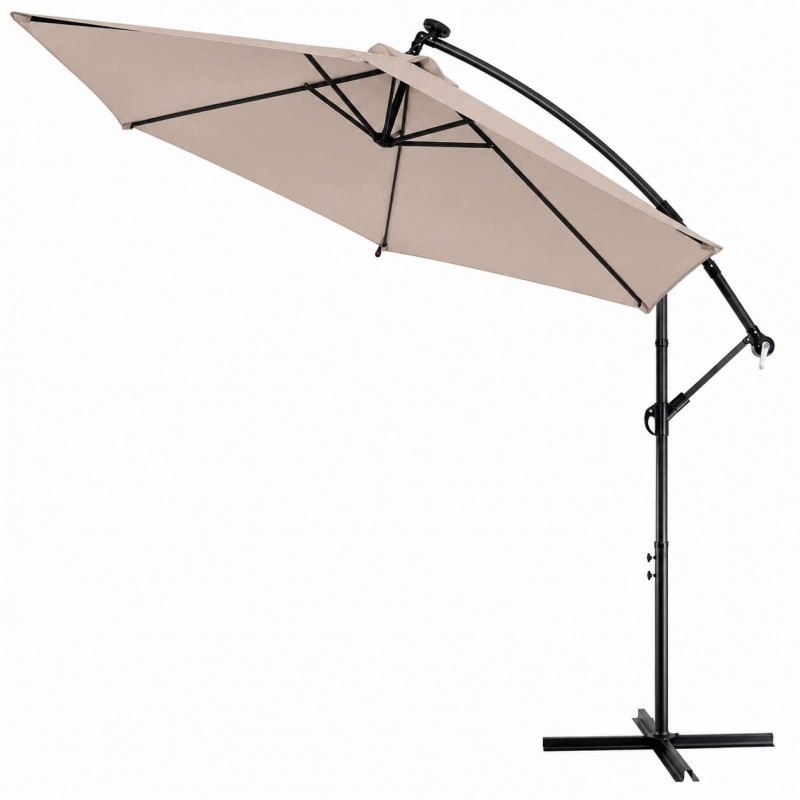 Градински чадър Лале My Garden TLB017-300-6, Taupe, 3 м