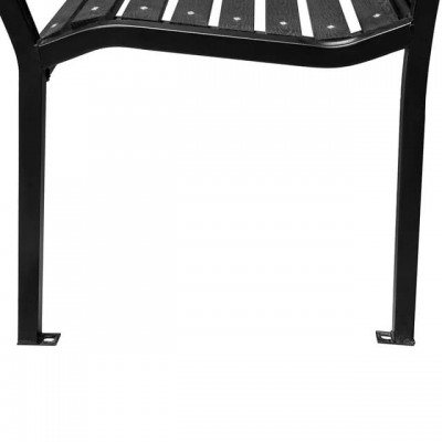 Метална паркова пейка My Garden LETKIND-BENCH-STR-1, 125 x 60 x 80 см