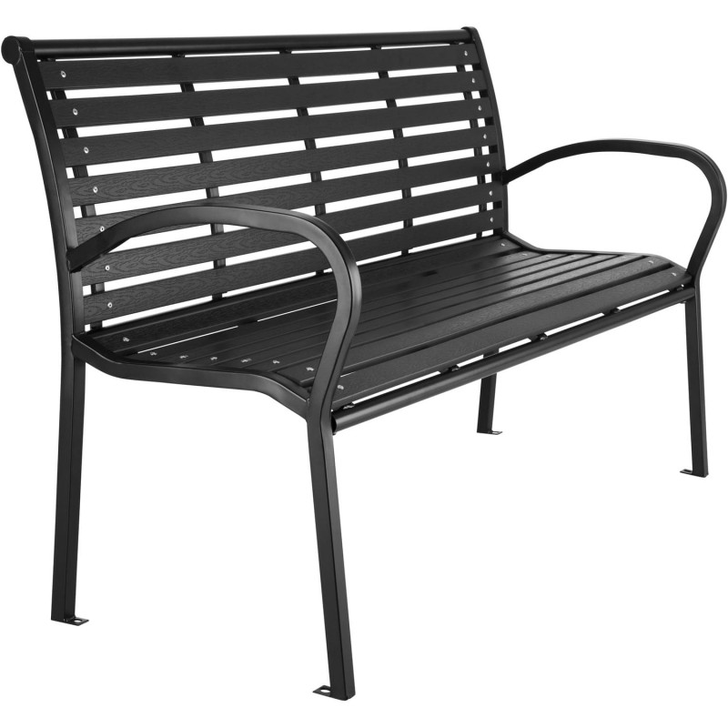 Метална паркова пейка My Garden LETKIND-BENCH-STR-1, 125 x 60 x 80 см